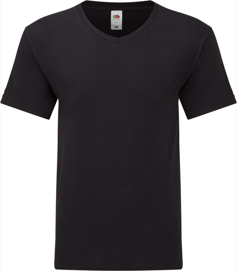Iconic 150 V-Neck T Fruit of the Loom Iconic 150 V-Neck T