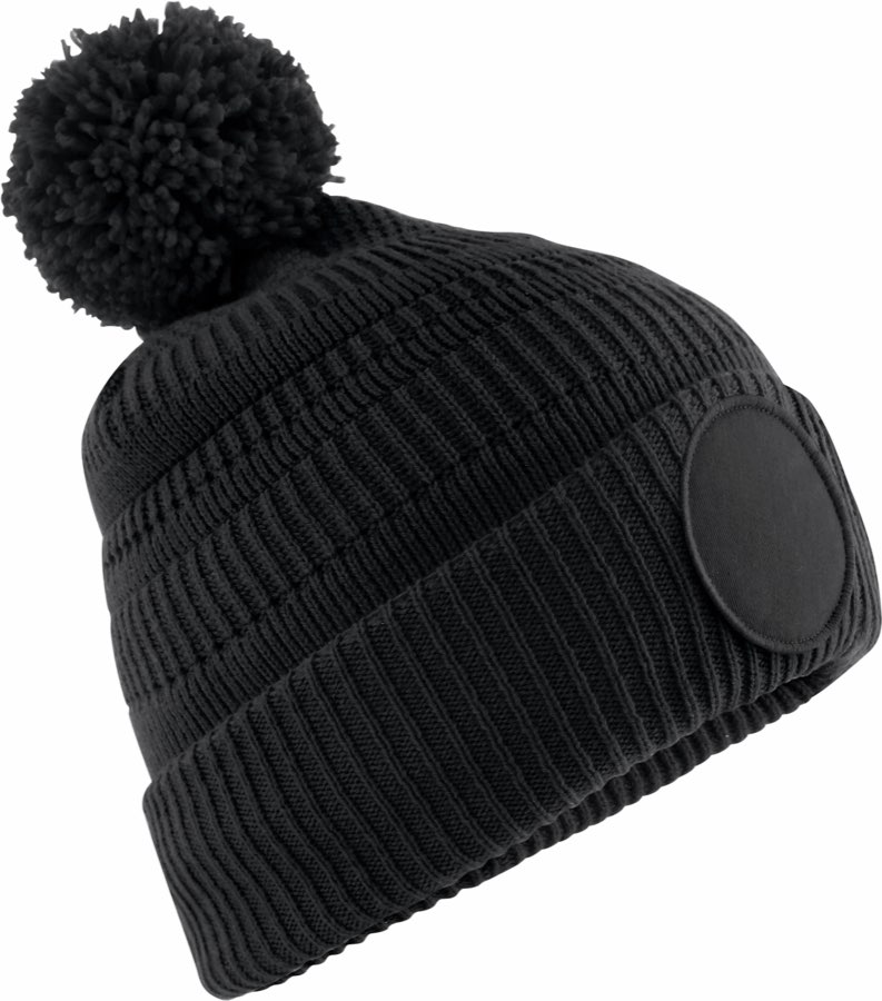 Pletená čepice Patch „Fan“ Beechfield B 530R