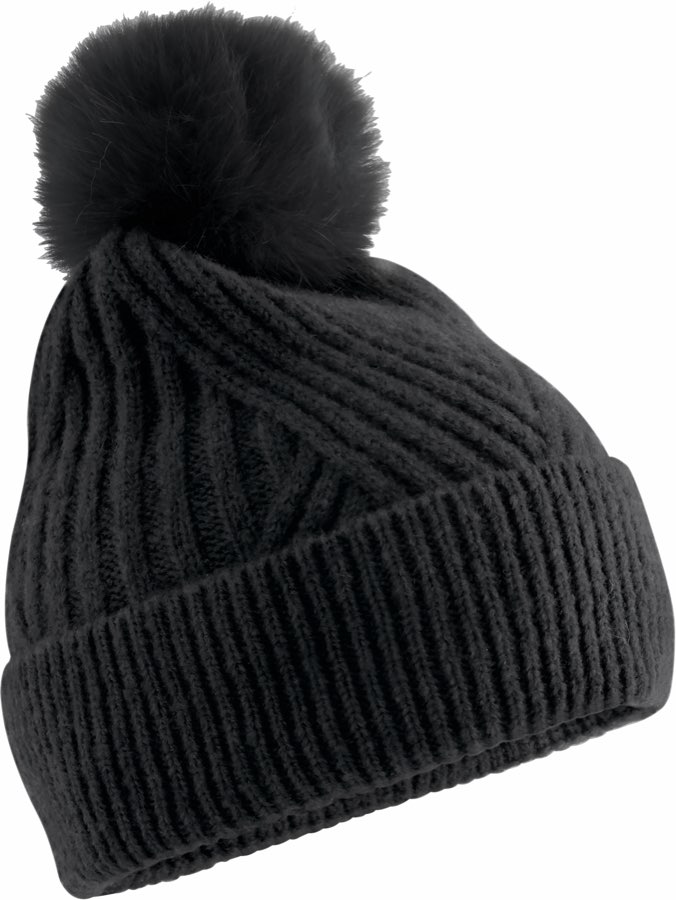Pletená čepice s bambulí „Snow Luxe“ Beechfield B 529