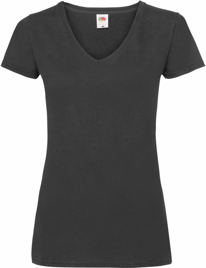 Lady-Fit Valueweight V-Neck T Fruit of the Loom Lady-Fit Valueweight V-Neck T