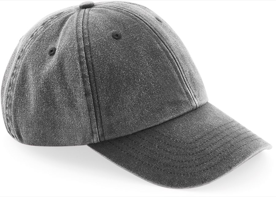 6 panelová nízkoprofil kšiltovka „Vintage“ Beechfield B 655
