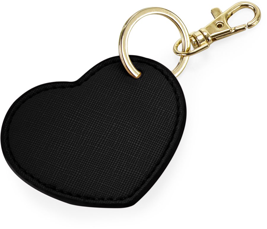 Klip na klíče srdce „Boutique“ BagBase