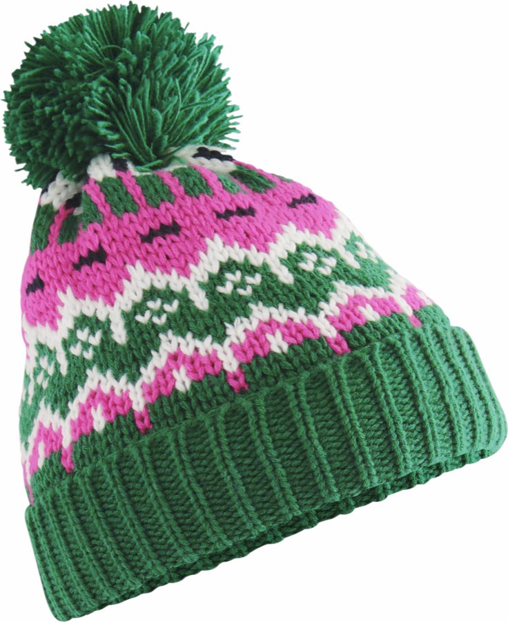 Pletená čepice s bambulí „Retro Ski“ Beechfield B 528