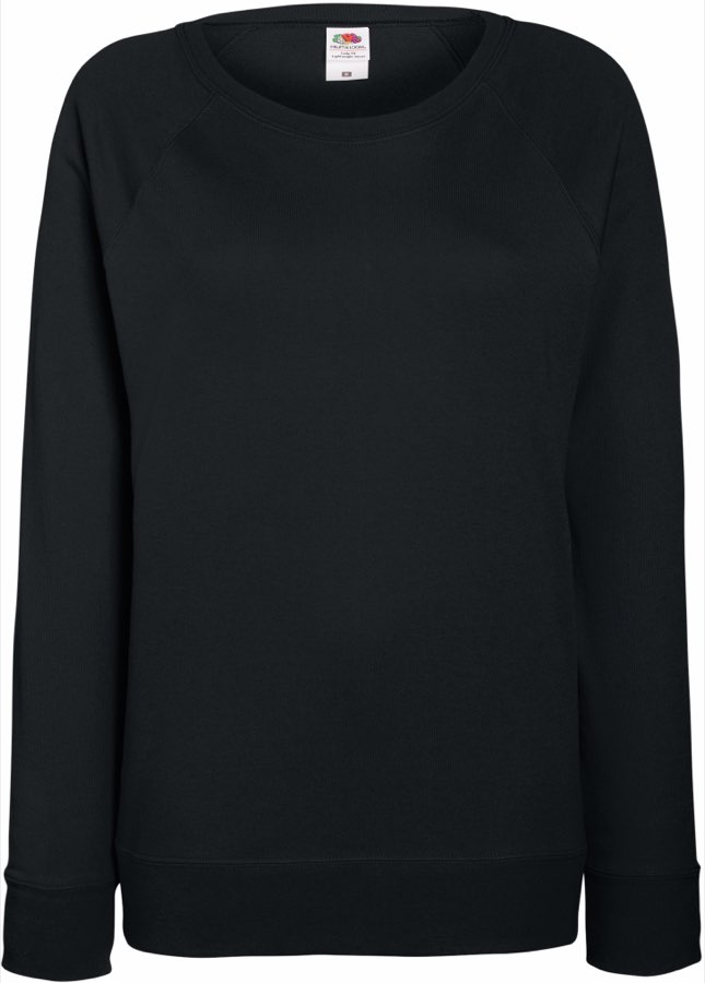 Lady-Fit LW Raglan Sweat Fruit of the Loom Lady-Fit LW Raglan Sweat