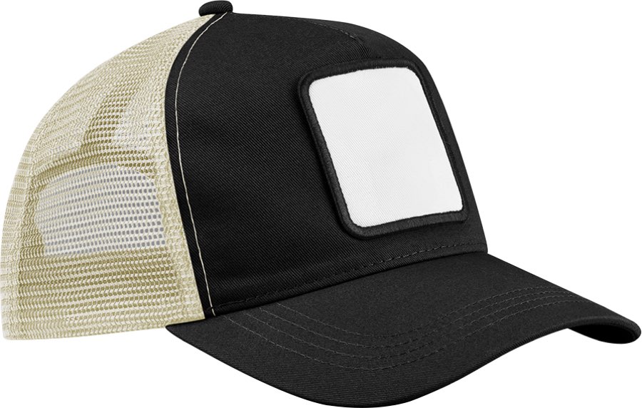 5 Panelová trucker kšiltovka s nášivkou Beechfield B 636