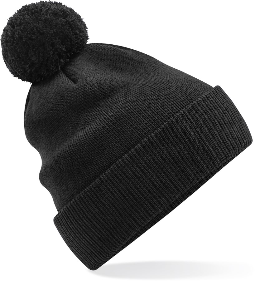 Pletená bio čepice s bambulí „Snowstar®“ Beechfield B 450N