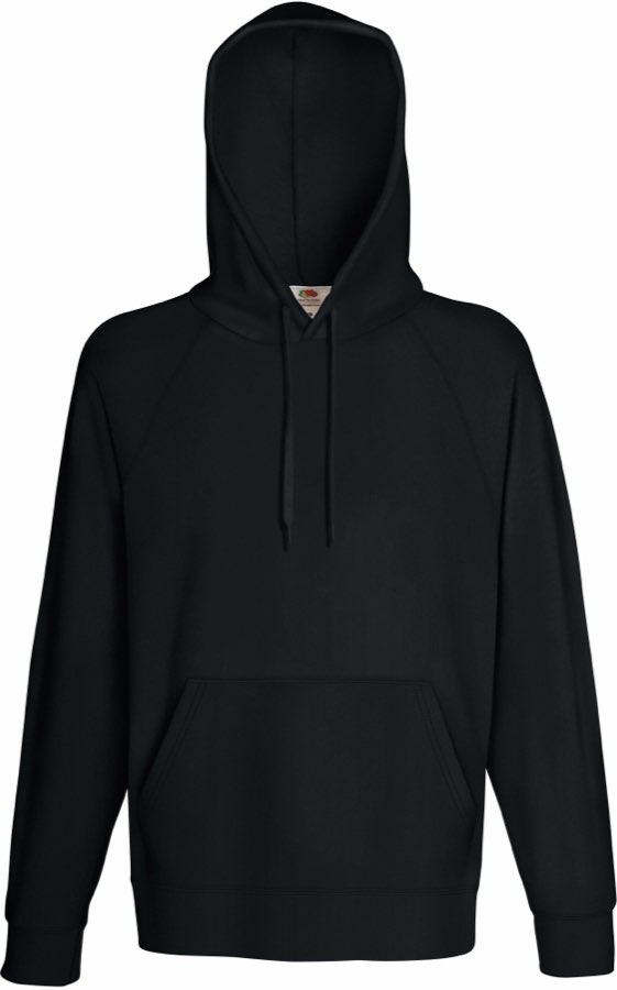Lightweight Hooded Sweat Fruit of the Loom Lightweight Hooded Sweat