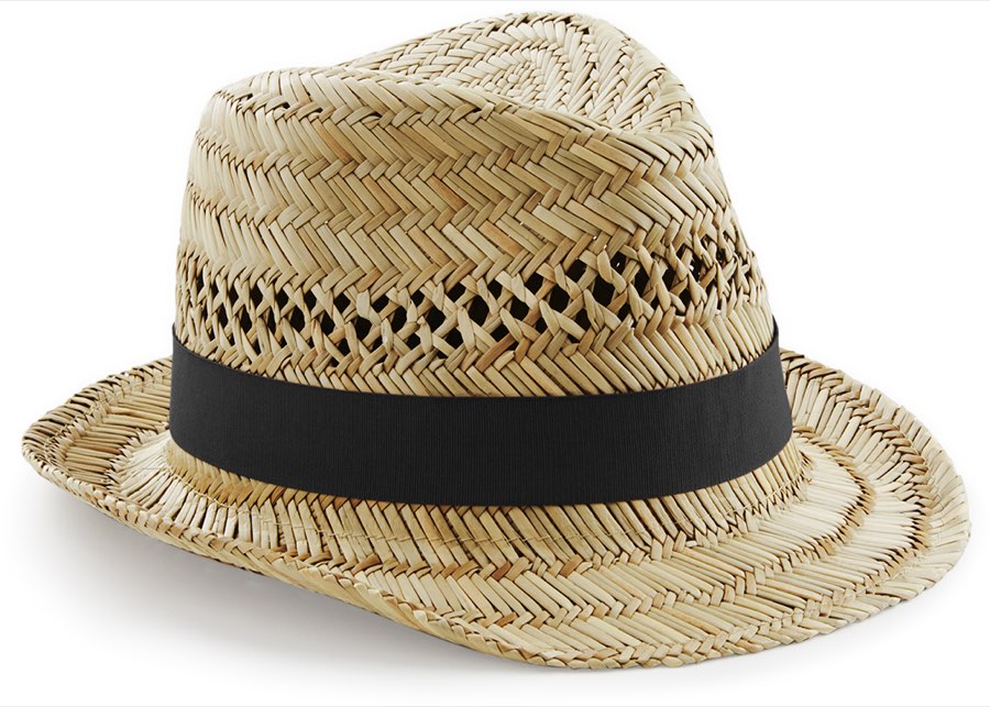 Klobouk v pleteném vzhledu „Summer Trilby“ Beechfield B 730