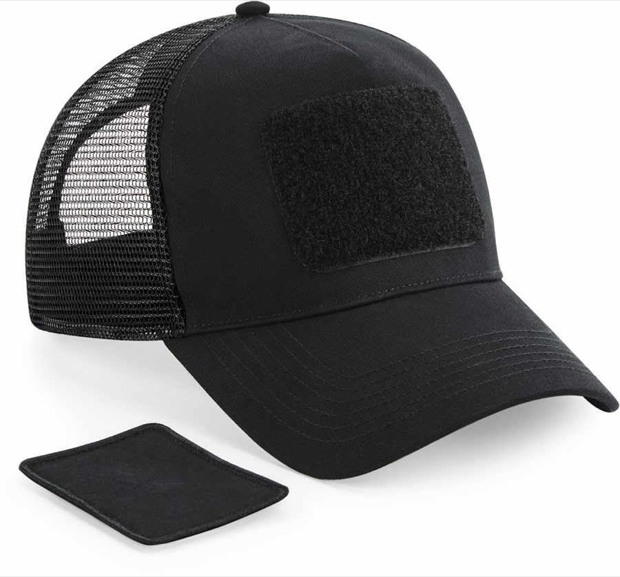 5 panelová kšiltovka „Removable Patch Trucker“ Beechfield B 641
