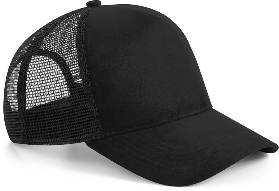 5 panelová kšiltovka „Suede Snapback Trucker“ Beechfield B 643