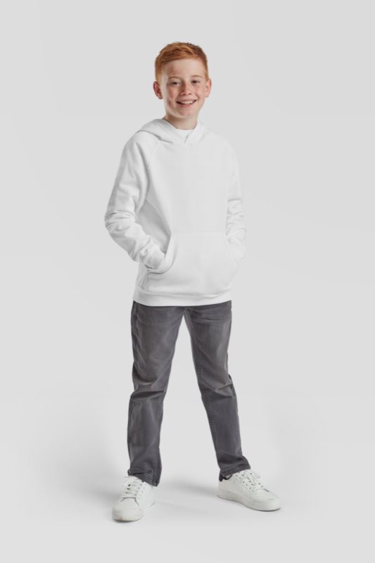Kids Lightweight Hooded Sweat Fruit of the Loom