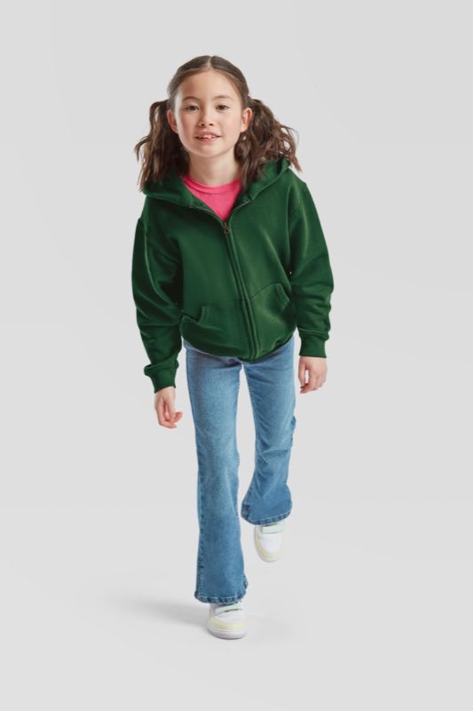 Classic Kids Sweat Jacket Fruit of the Loom