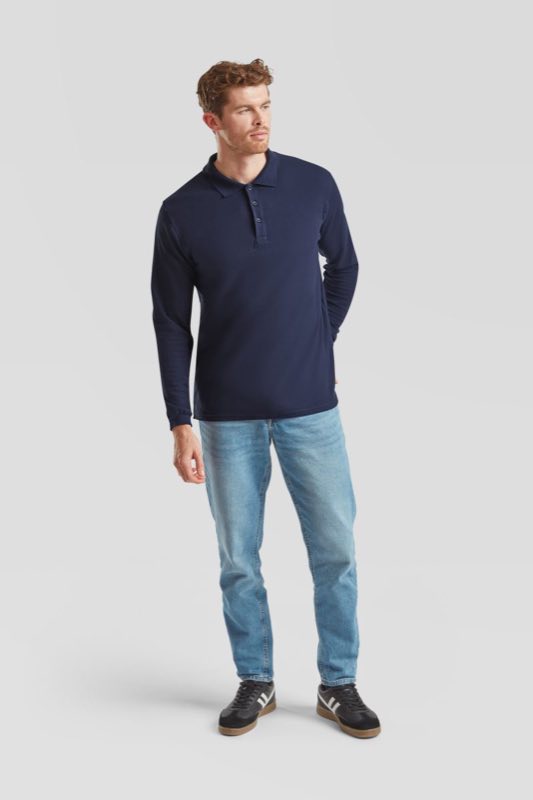 Premium Polo LSL Fruit of the Loom