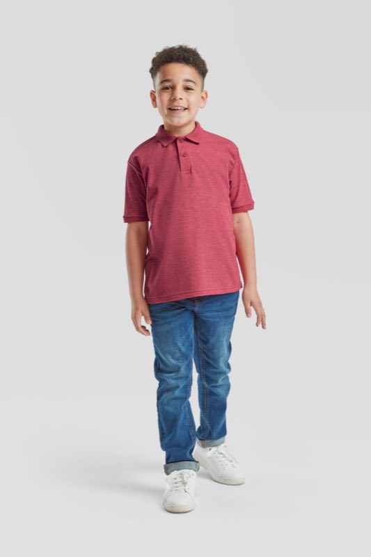 Kids 65/35 Polo Fruit of the Loom