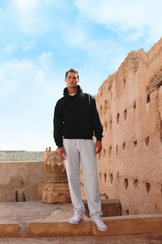 Iconic 250 Open Hem Jog Pants Fruit of the Loom