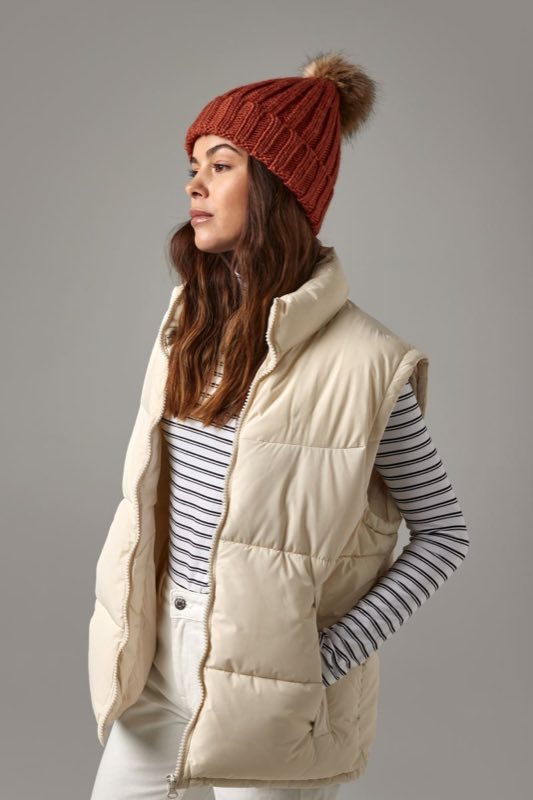 Pletená čepice s bambulí Beechfield