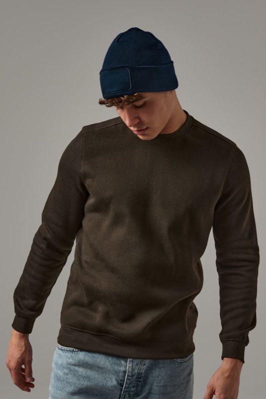 Pletená čepice s nášivkou „Recycled Original“ Beechfield