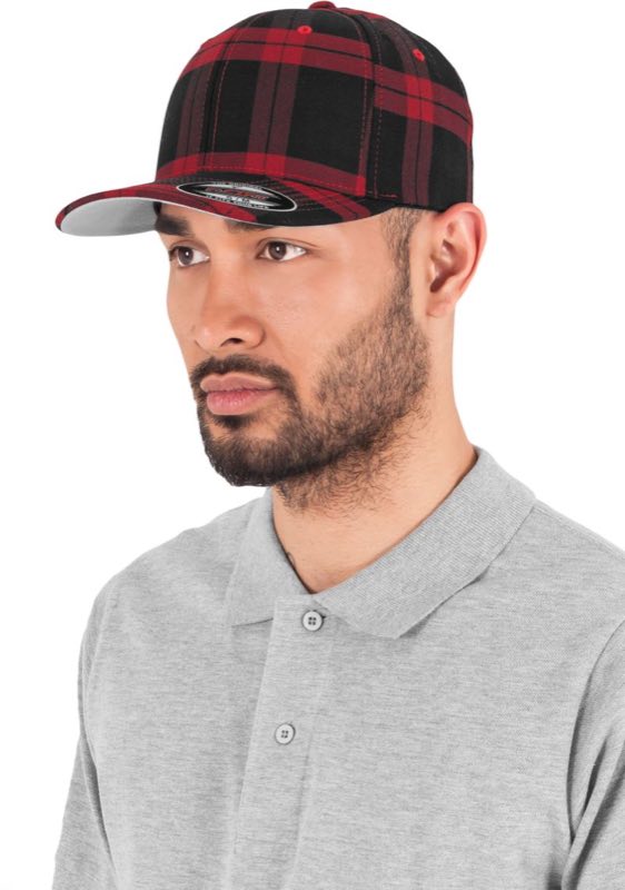 6 panelová kšiltovka „Tartan Plaid“ Flexfit