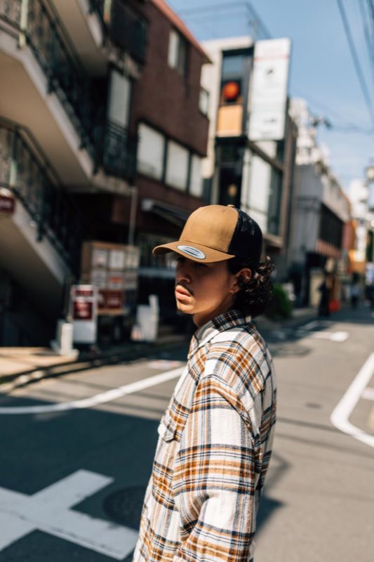 6 panelová vintage kšiltovka „Trucker“ Flexfit